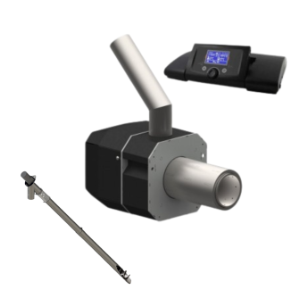 Põletikomplekt juhtseadmega EcoMAX 920 NTC 5-20kW + pelleti tigu 2m kuni 50kW kahest osast KIPI