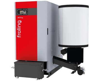 Pelletikatel PT4e 160 kW vaakumtäitega Fröling
