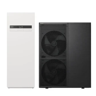 Õhk-vesi soojuspump Panasonic Aquarea Monoblock M-gen T-Cap 9 kW 3F (R290)